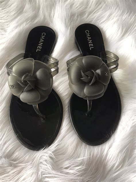 chanel camellia flip flops replica|chanel dupes.